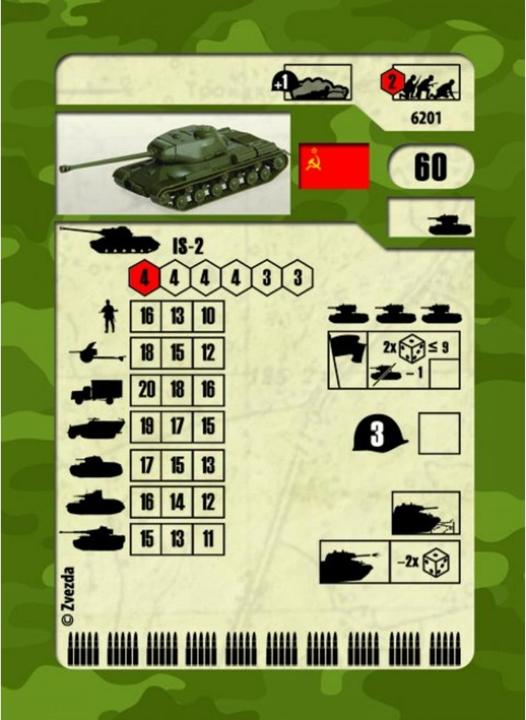 Actual product image Carson 1:100 IS-2 Heavy Soviet Tank WWII