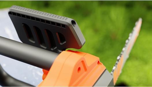 Actual product image Black & Decker 2200 watt chainsaw, 45cm bar length, tool-free chain tensioner (Electric chain saw)