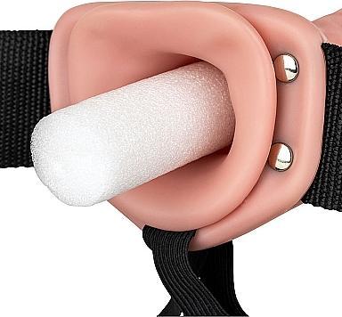 Actual product image RealRock Vibrating Hollow Strap-on No Balls - 10" / 24,5 cm