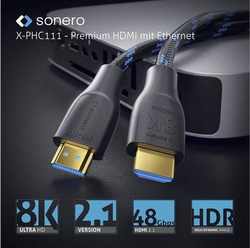 Immagine prodotto Sonero HDMI (Typ A) — HDMI (Typ A) (5 m, HDMI)