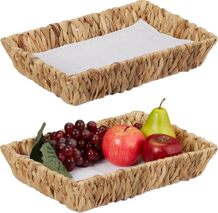 Actual product image Relaxdays 2x fruit bowl (34 x 24 x 7 cm)