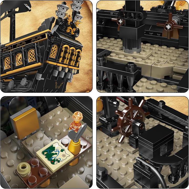 Actual product image Mould King Pirate ship