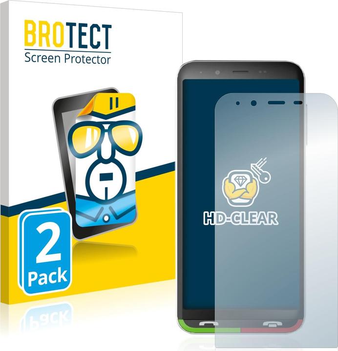 Productafbeelding BROTECT Schermbeschermer Clear (2 Stuk, Emporia SUPERgemakkelijk)