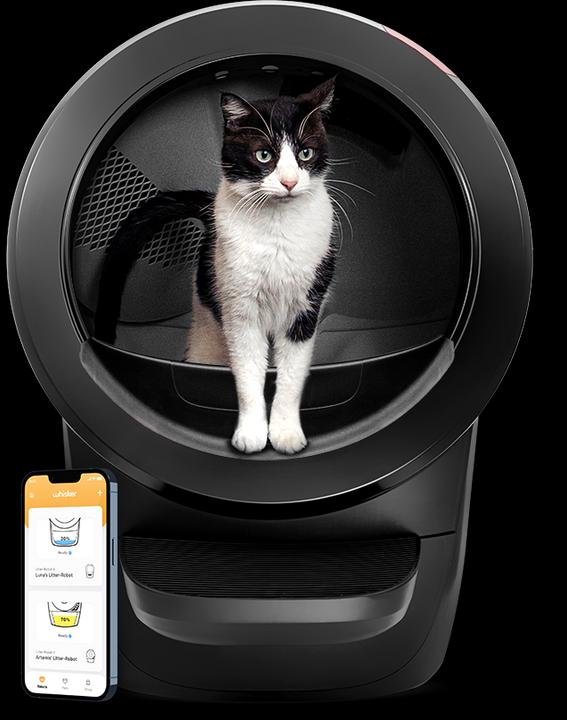 Litter-Robot 4 (Cat litter box closed, Self-cleaning litter tray)