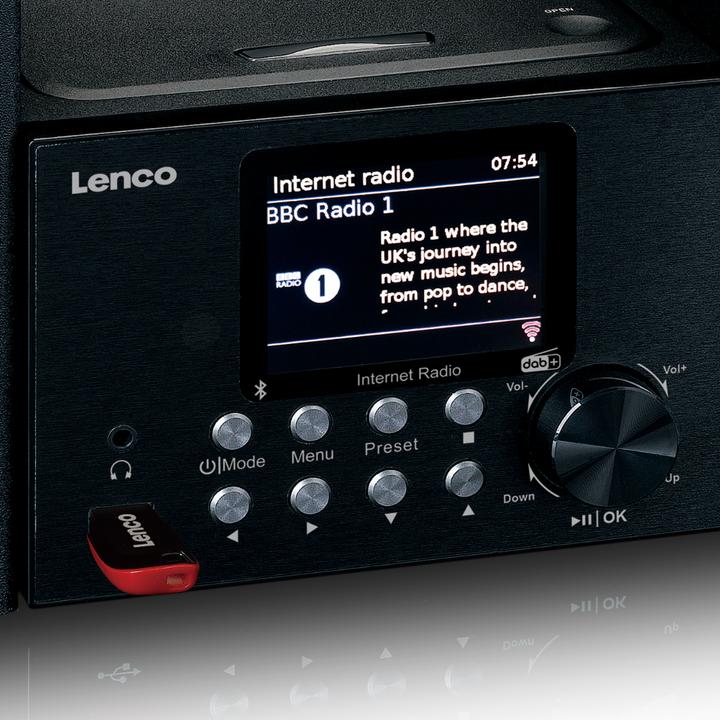 Actual product image Lenco MC-250 (Bluetooth, CD player, 1x 12 W)