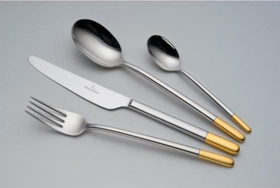 Image du produit Villeroy & Boch Couverts de table 24 pcs. Ella partiellement doré (24 pièce(s), Set de couverts)