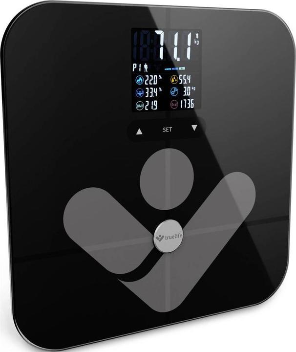 Actual product image Truelife Personal scale max. 180 kg FitScale W7 BT black retail (180 kg)