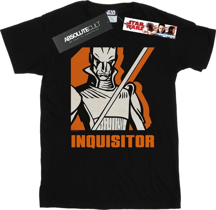 Actual product image Star Wars Mens Rebels Inquisitor T-Shirt (L)