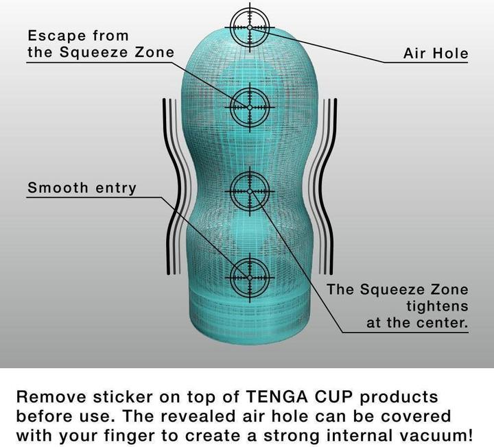 Actual product image Tenga Original Vacuum Cup Extra Cool