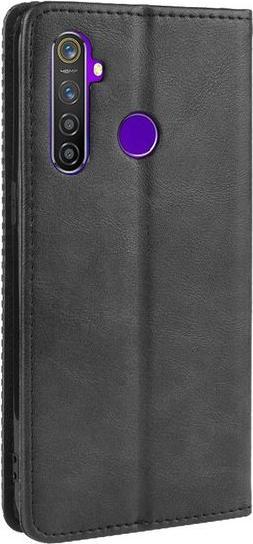 Actual product image MU Classic Retro Leather Bookcover Series (Realme 5 Pro)