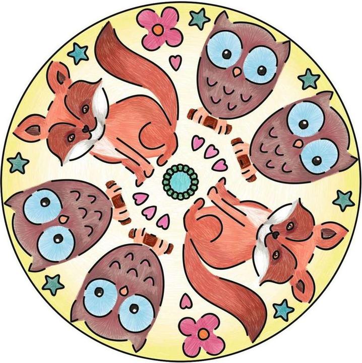 Actual product image Ravensburger Mini Mandala Designer Cute Animals