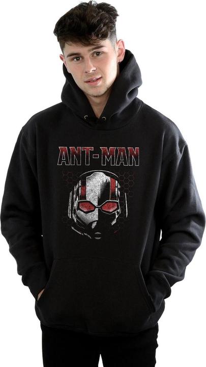 Actual product image Mens Ant-Man And The Wasp Scott Mask Hexagon Hoodie (XL)