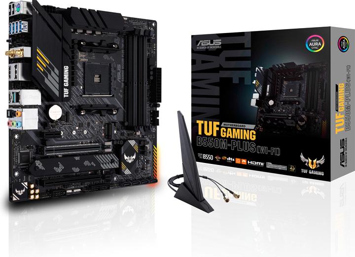 Image du produit ASUS TUF GAMING B550M-PLUS WI-FI (AM4, AMD B550, mATX)