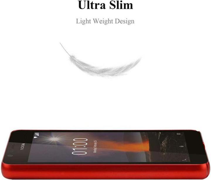 Actual product image Cadorabo Hard Cover Matt Metal Cover (Nokia 1)