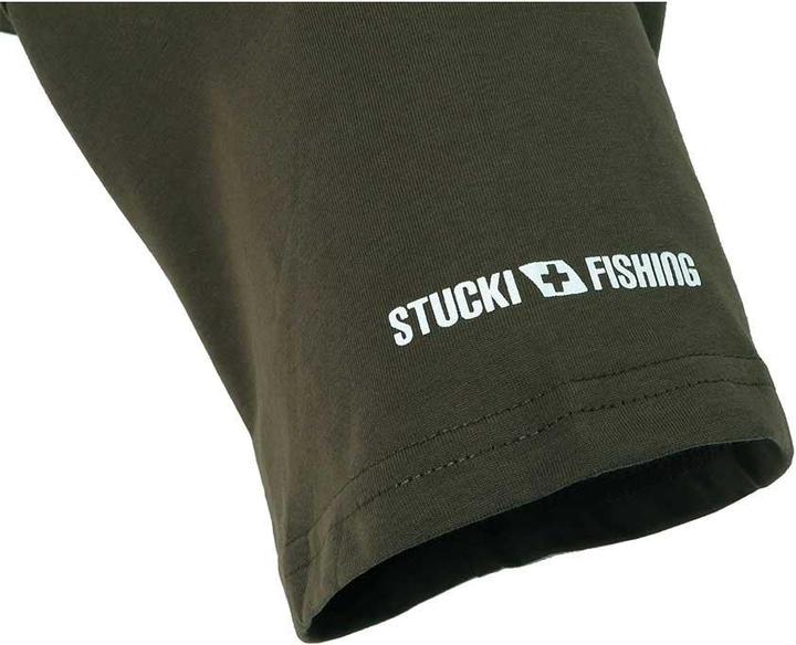 Produktbild Stucki Fishing Because Fanatics T-Shirt Olive (XL)
