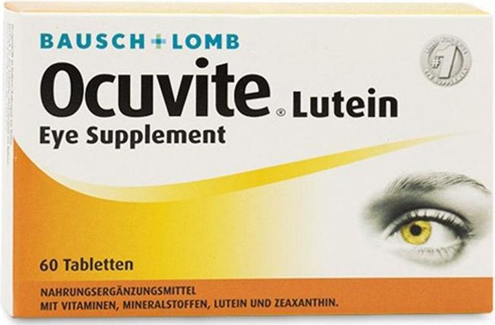 Image du produit Bausch + Lomb Lutéine en comprimé (60 pièce(s), Cachets, 55 g)