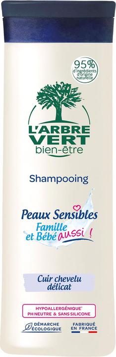 L'arbre vert Shampoo empfindliche Haut Französisch (250 ml, Flüssiges Shampoo)