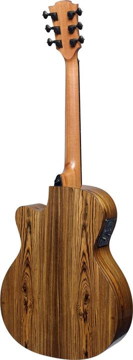 Immagine prodotto Lâg Guitars HyVibe (Chitarra semi acustica, Mogano Khaya, Legni neri)