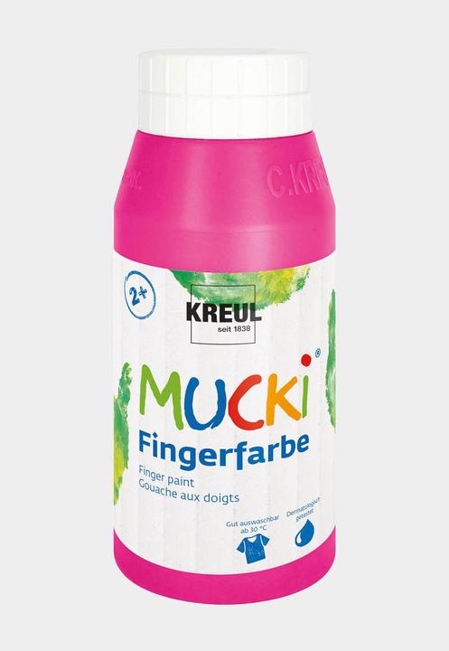Image du produit Mucki Peinture au doigt (Pink, 750 ml)