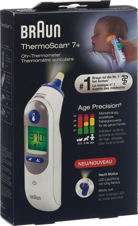 Actual product image Braun ThermoScan 7+ (Ear)