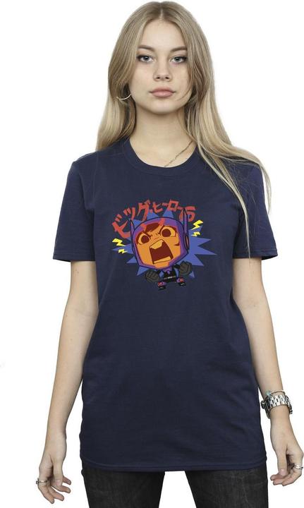 Image du produit Disney - T-shirt BIG HERO BAYMAX HIRO ANGRY MANGA - Femme (S)
