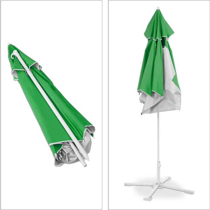 Actual product image Relaxdays Parasol beach shell (1.75 m)