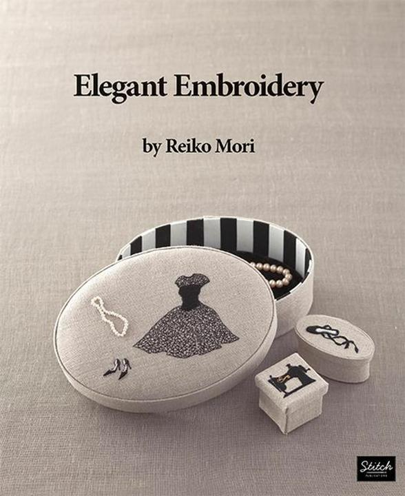 Actual product image Elegant Embroidery (English, Reiko Mori, 2023)