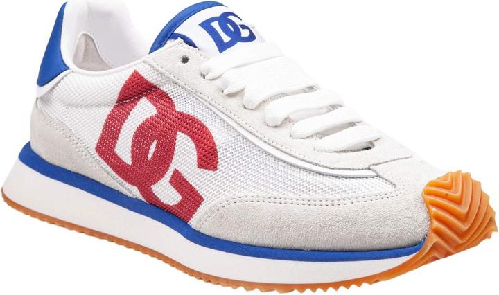 Produktbild Dolce & Gabbana cushion sneakers in mixed materials white and red color (42)