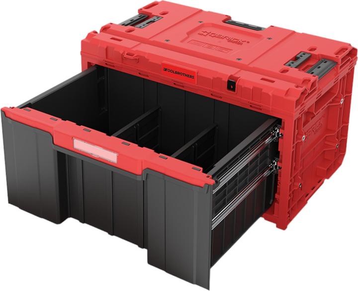 Productafbeelding Tool Brothers Toolbrothers RHINO XXL Drawer 1 ULTRA Schubladenkoffer mit einer Schublade + Trennwände IP66 (2 onderdelen)