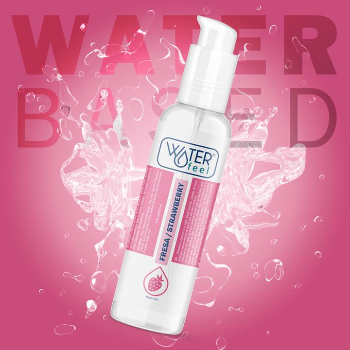 Productafbeelding Waterfeel Glijmiddel Aardbei175 ml (175 ml)