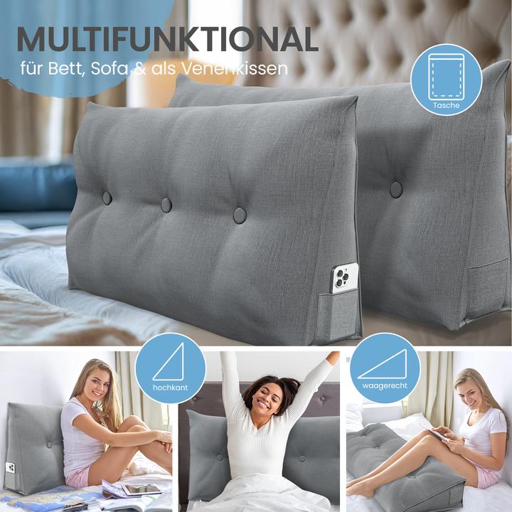 Actual product image Aktivshop Bed and back support cushions (20 x 120 x 50 cm)