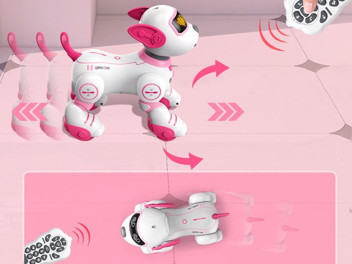 Produktbild VR Shinecon Ferngesteuerter animierter Hund mit Licht- und Soundeffekten - Roxy