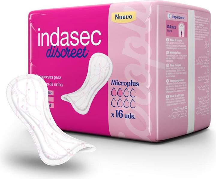Actual product image Indasec Discreet Microplus (16 x)