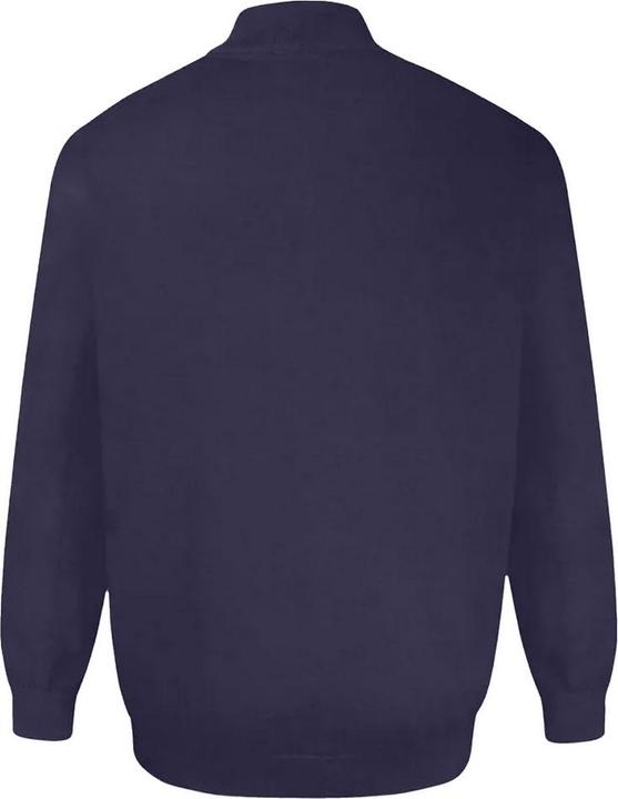 Actual product image DUKE D555 Mens Franco 2 Knitted Full Zip Kingsize Sweatshirt (5XL)