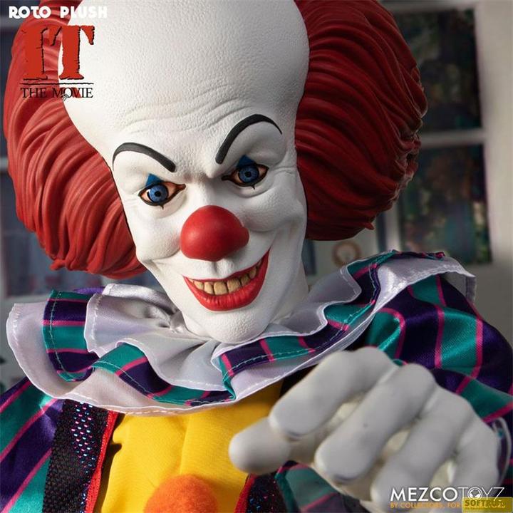 Immagine prodotto Mezco Toys Stephen Kings It 1990 MDS Roto Plush Doll Pennywise 46 cm