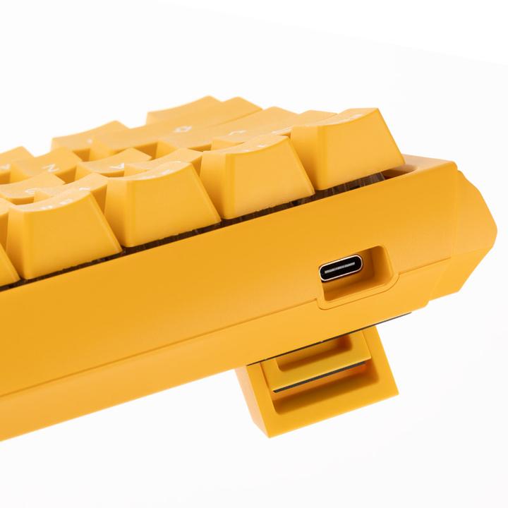 Actual product image Ducky One 3 Yellow SF Gaming Keyboard, RGB LED - MX-Red (US) (US, Cable)