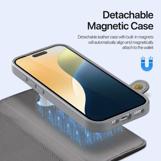 Produktbild Dux Ducis Lawa Series MagSafe Kunstleder Bookcover Hülle (Apple iPhone 16)