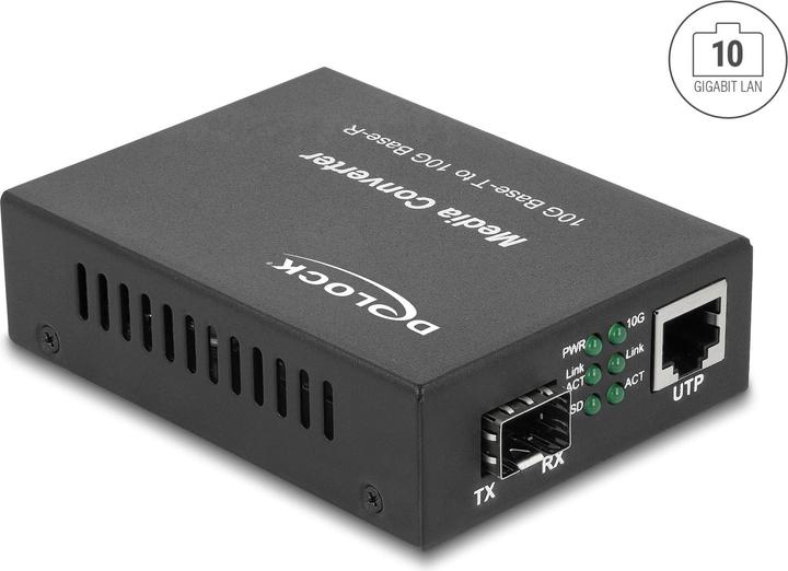 Image du produit Delock Convertisseur de média 10GBase-R SFP+ vers 10GBase-T RJ45 (Convertisseur de médias)