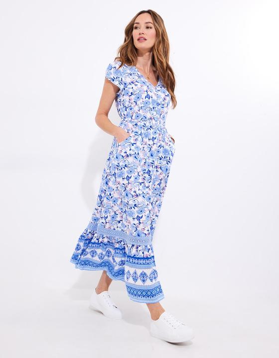 Actual product image Joe Browns PETITE Floral Lace Trim Maxi (40)