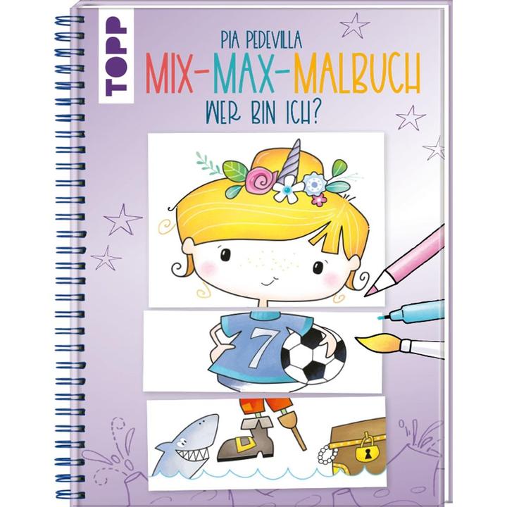 Actual product image Mix Max Colouring Book Who Am I?