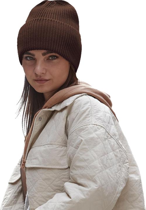 Actual product image Beechfield Cuffed Oversized Beanie (One size)