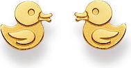 Natsumi Schmuck Ohrstecker Ente Gold 18K/750 (750/18 K Gelbgold)