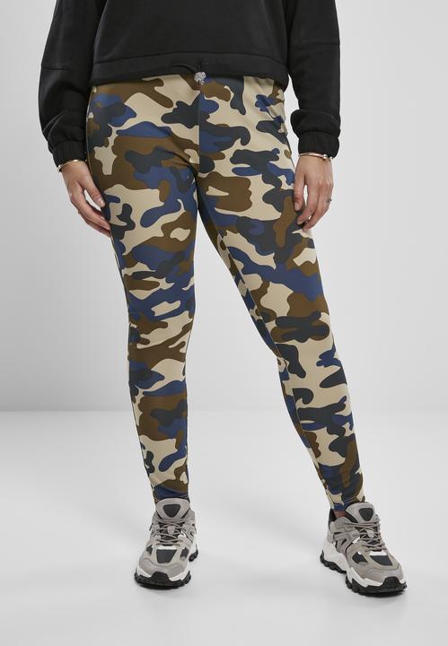 Actual product image Urban Classics Ladies High Waist Camo Tech Leggings (XL)