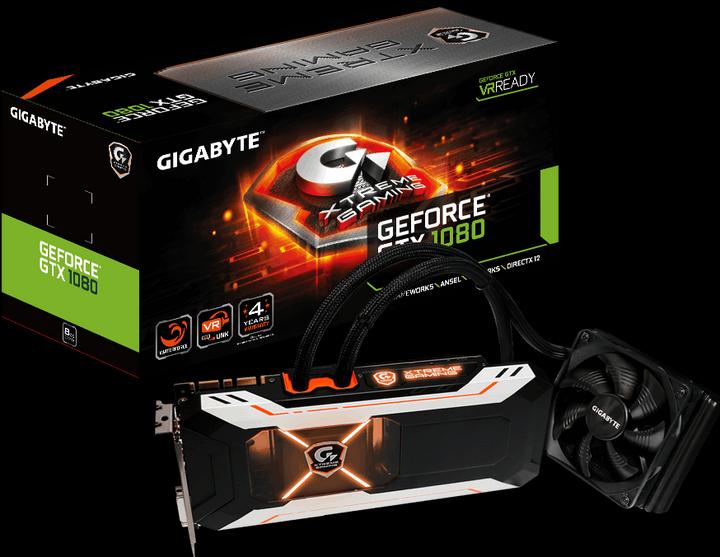 Produktbild Gigabyte GeForce GTX 1080 Xtreme Gaming Water Cooling (8 GB)