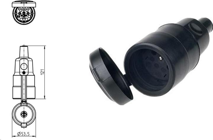 Image du produit Bachmann Coupleur de prise électrique 16A