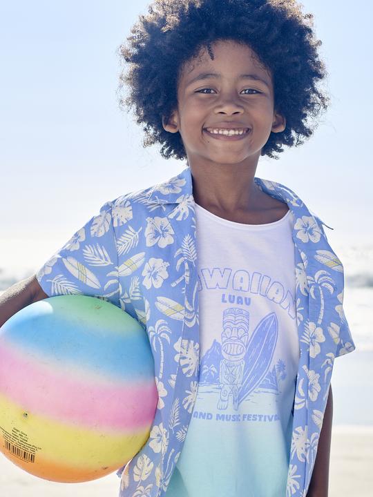 Produktbild Vertbaudet Jungen T-Shirt, Dip-Dye-Look mit Recycling-Baumwolle (92)