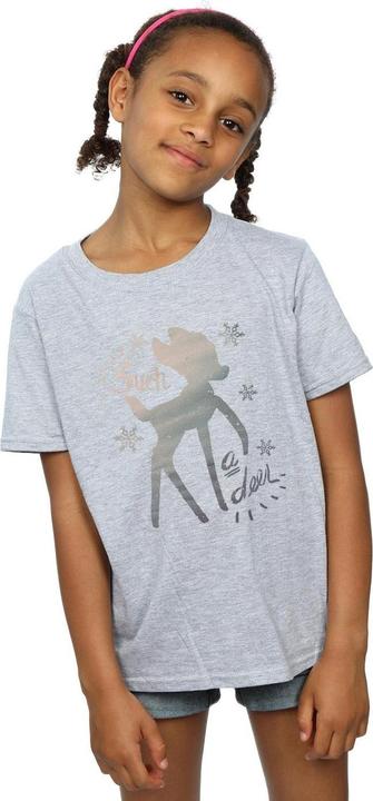 Immagine prodotto Disney Bambi Winter Deer Maglietta Ragazze (152, 158)