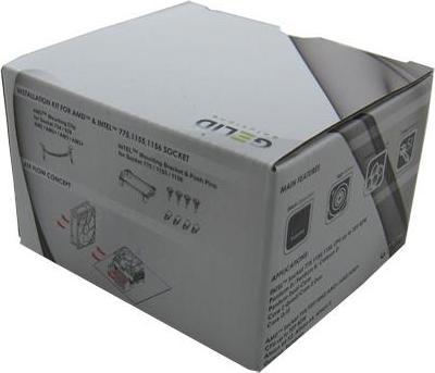 Produktbild Gelid CC-Siberian-1 CPU Kuehler sehr leiser 80mm Luefter fuer AMD 754 939 AM2 - AM3+ FM1 Intel 775 1155...