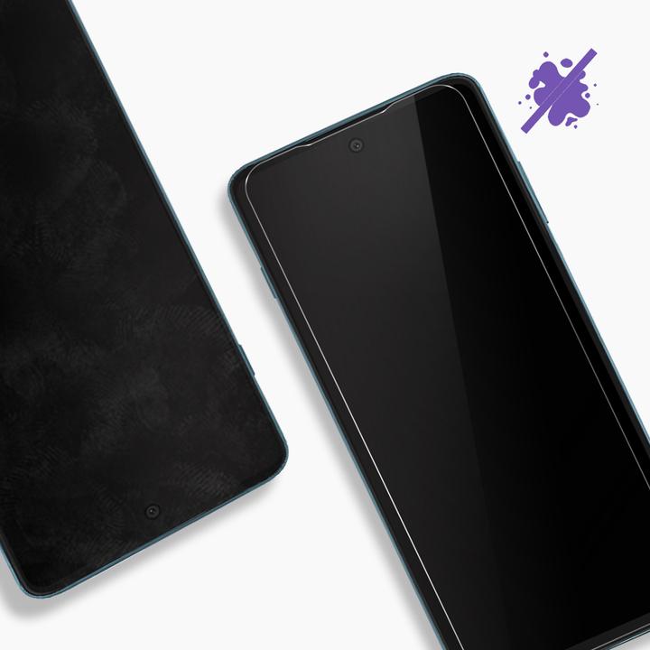 Actual product image Avizar Crystal clear film, glass screen protector (2 Piece, Motorola Moto G200 5G)