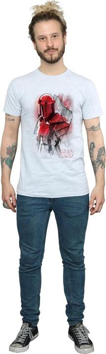 Actual product image Star Wars Mens The Last Jedi Praetorian Guard Brushed T-Shirt (S)